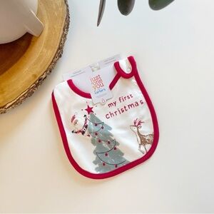New • My First Christmas Teething Bib
